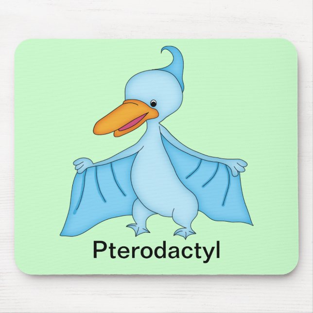 Alfombrilla De Ratón Dinosaurio pterodáctilo (Frente)