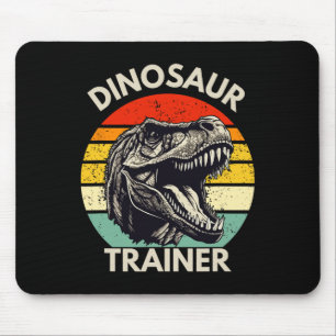 Alfombrilla De Ratón Dinosaurio Trainer Retro Halloween Costume Para Ad