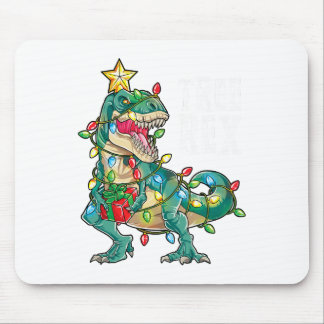 Alfombrilla De Ratón Dinosaurios Árbol de Navidad Rex Pajamas Hombres N