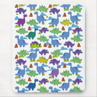 Alfombrilla De Ratón Dinosaurios de dibujos animados lindos
