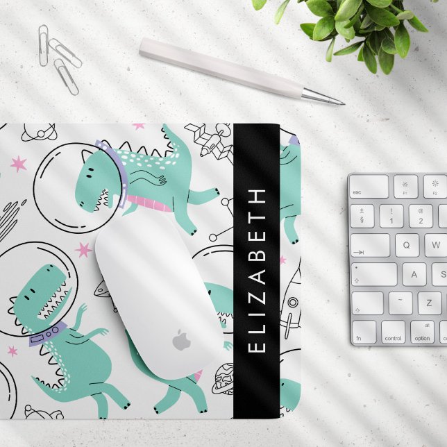 Alfombrilla De Ratón Dinosaurios Espaciales, Dinosaurios Cutos, Estrell (Subido por el creador)