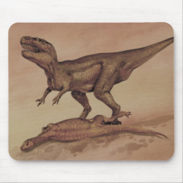 Alfombrilla De Ratón Dinosaurios vintage, Carnivore Giganotosaurus