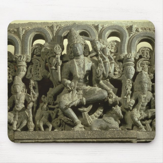 Alfombrilla De Ratón Dintel que representa la trinidad: Siva, Brahma y (Frente)