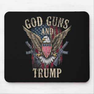 Alfombrilla De Ratón Dios Armas Y Trump