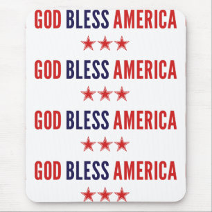 Alfombrilla De Ratón Dios bendiga a Estados Unidos