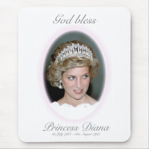 Alfombrilla De Ratón Dios bendiga a la princesa Diana