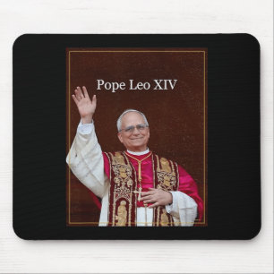 Alfombrilla De Ratón Dios bendiga al Papa Leo Xiv Shirt