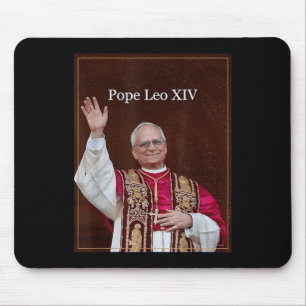 Alfombrilla De Ratón Dios bendiga al Papa Leo Xiv Shirt, Papa Leo Xiv