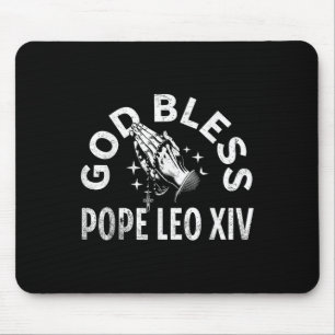 Alfombrilla De Ratón Dios bendiga al Papa Leo Xiv Shirt, Papa Leo Xiv V