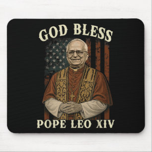 Alfombrilla De Ratón Dios bendiga al Papa León Xiv Habemus Papam