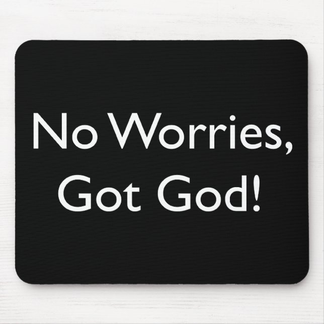 Alfombrilla De Ratón Dios conseguido (Frente)