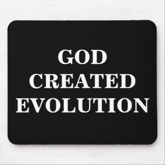 ALFOMBRILLA DE RATÓN DIOS CREÓ LA EVOLUCIÓN