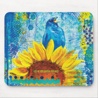 Alfombrilla De Ratón Dios es mi fuerza y mi canción Mousepad