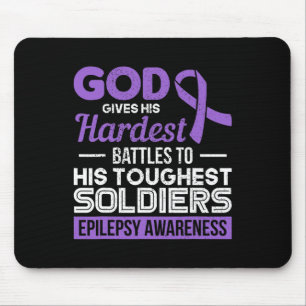 Alfombrilla De Ratón Dios Le Da Sus Batallas Más Duras A Su Epilo Más D