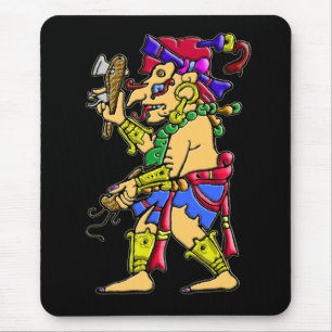 Alfombrilla De Ratón Dios maya de la lluvia de Chac