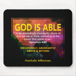 Alfombrilla De Ratón DIOS personalizado ES CAPAZ