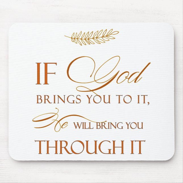 Alfombrilla De Ratón Dios se aleja (Frente)