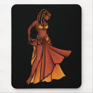 Alfombrilla De Ratón Diosa bailarina Belly nubia