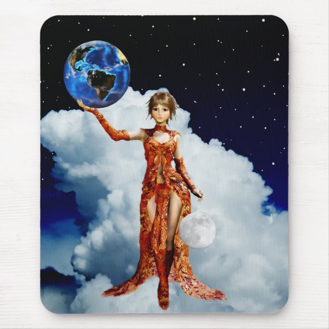 Alfombrilla De Ratón Diosa de Mousepad Universo (Frente)