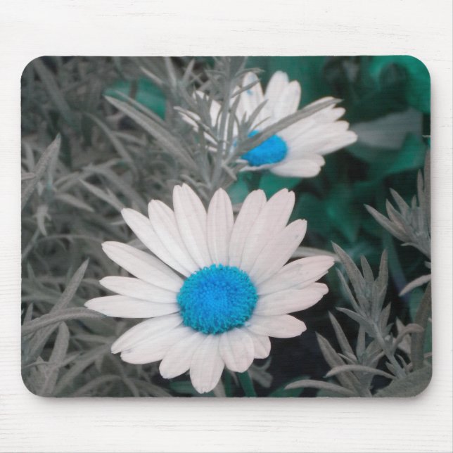 Alfombrilla De Ratón Dique blanco (con azul) (Frente)