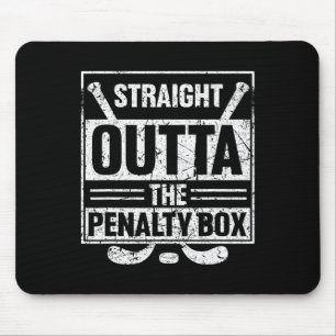 Alfombrilla De Ratón Directo Desde La Caja De Penalización Hockey Sobre