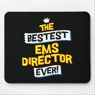 Alfombrilla De Ratón Director de EMS Trabajo Ocupación Frase Divertida