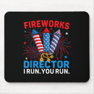 Alfombrilla De Ratón Director De Fireworks Te Ejecuto Gracioso 4 De Jul