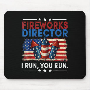 Alfombrilla De Ratón Director de Fuegos Artificiales - Yo corro tú corr