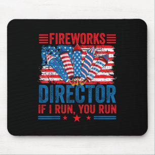 Alfombrilla De Ratón Director de Fuegos Artificiales - Yo corro tú corr