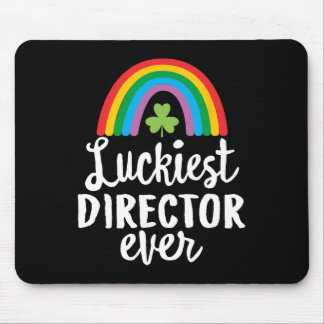 Alfombrilla De Ratón Director más afortunado Ever Día de San Patricio T