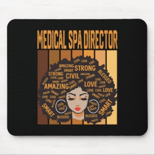 Alfombrilla De Ratón Directora de Spa Médico Poderoso Mes de la Histori