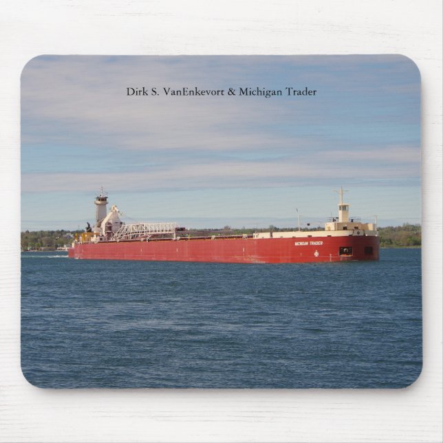 Alfombrilla De Ratón Dirk S. VanEnkevort & Michigan Trader mousepad (Frente)