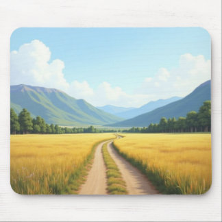 Alfombrilla De Ratón Dirt Road Nature Landscape Mouse Pad