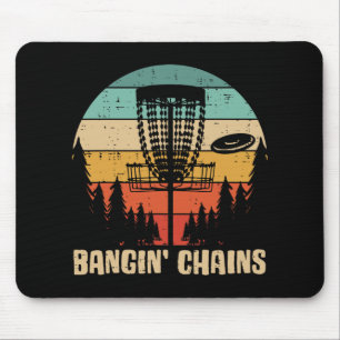 Alfombrilla De Ratón Disc Golf Cadenas Retro Golfer Frolf