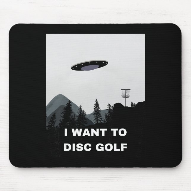 Alfombrilla De Ratón Disc Golf Ufo  (Frente)