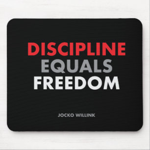 Alfombrilla De Ratón "Disciplina significa libertad" Jocko Willink