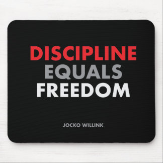 Alfombrilla De Ratón "Disciplina significa libertad" Jocko Willink