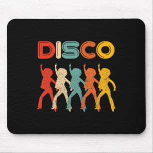 Alfombrilla De Ratón Disco 70 Disco Danzante Retro Típico