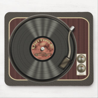 Alfombrilla De Ratón Disco de vinilo Mousepad del vintage