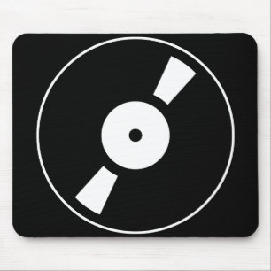 Alfombrilla De Ratón disco de vinilo retro