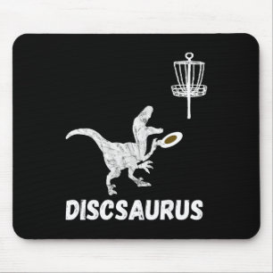 Alfombrilla De Ratón Disco Golf Dinosaurio Frolfing T-rex Dino Divertid