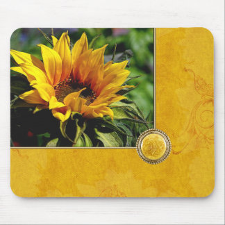 Alfombrilla De Ratón Diseñador de encargo Mousepad del girasol