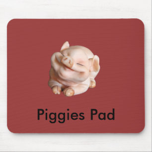 Alfombrilla De Ratón Diseñador divertido Mousepad del cojín de Piggie