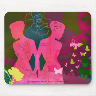 Alfombrilla De Ratón "Diseñador Mousepad del amor del chica"