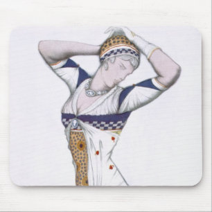 Alfombrilla De Ratón Diseñe de una fantasía de Costume moderno, 1912