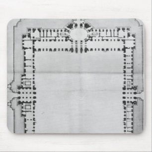 Alfombrilla De Ratón Diseñe para los edificios del este del Louvre