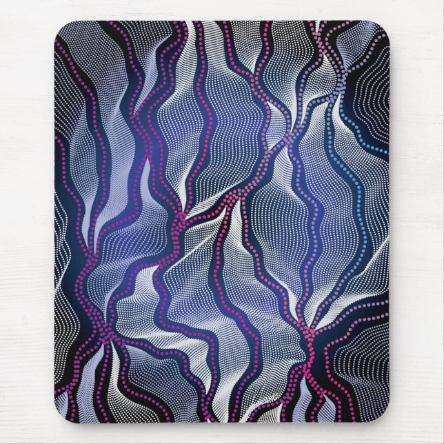 Alfombrilla De Ratón Diseño aborigen-16 Mousepad (Frente)