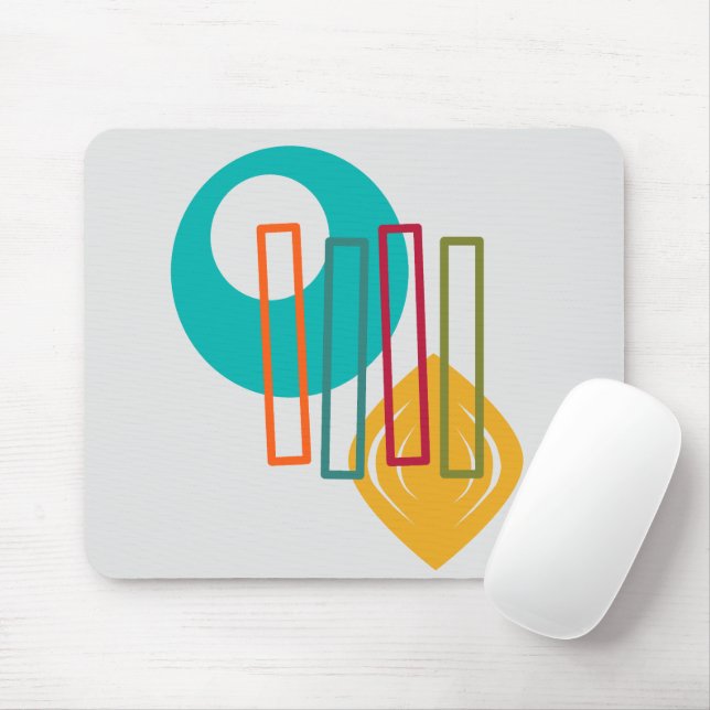 Alfombrilla De Ratón Diseño abstracto de MCM (Con ratón)