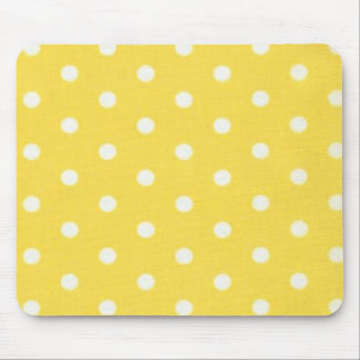 Alfombrilla De Ratón Diseño amarillo del lunar