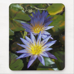 Alfombrilla De Ratón Diseño Botánico Floral de Nenúfar Tropical